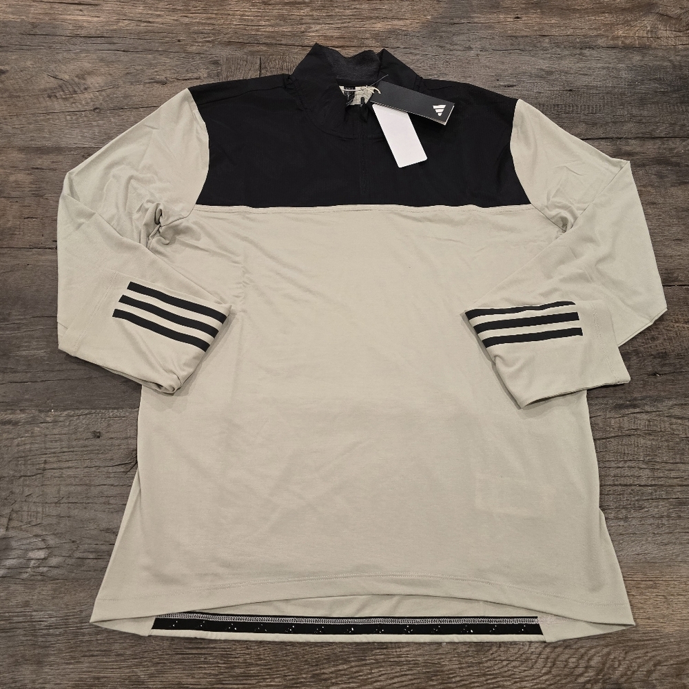 ADIDAS GRAVEL CYCLING PUTTY GREY PULLOVER MENS